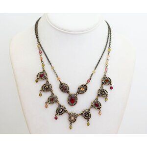 18 inches Gorgeous Multi Stranded Necklace by Avon - Bi1